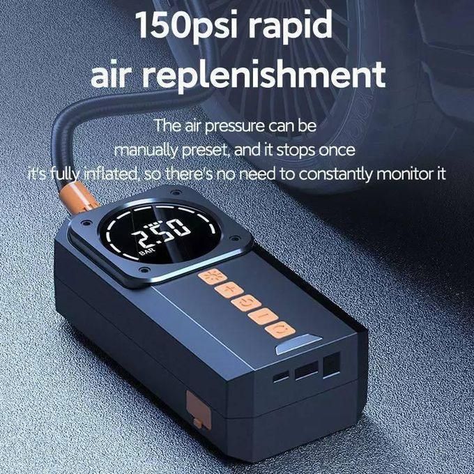 جهاز تشغيل بطارية السيارة المحمول مع ضاغط هواء Démarreur de batterie et compresseur d'air 2-en-1 multifonction