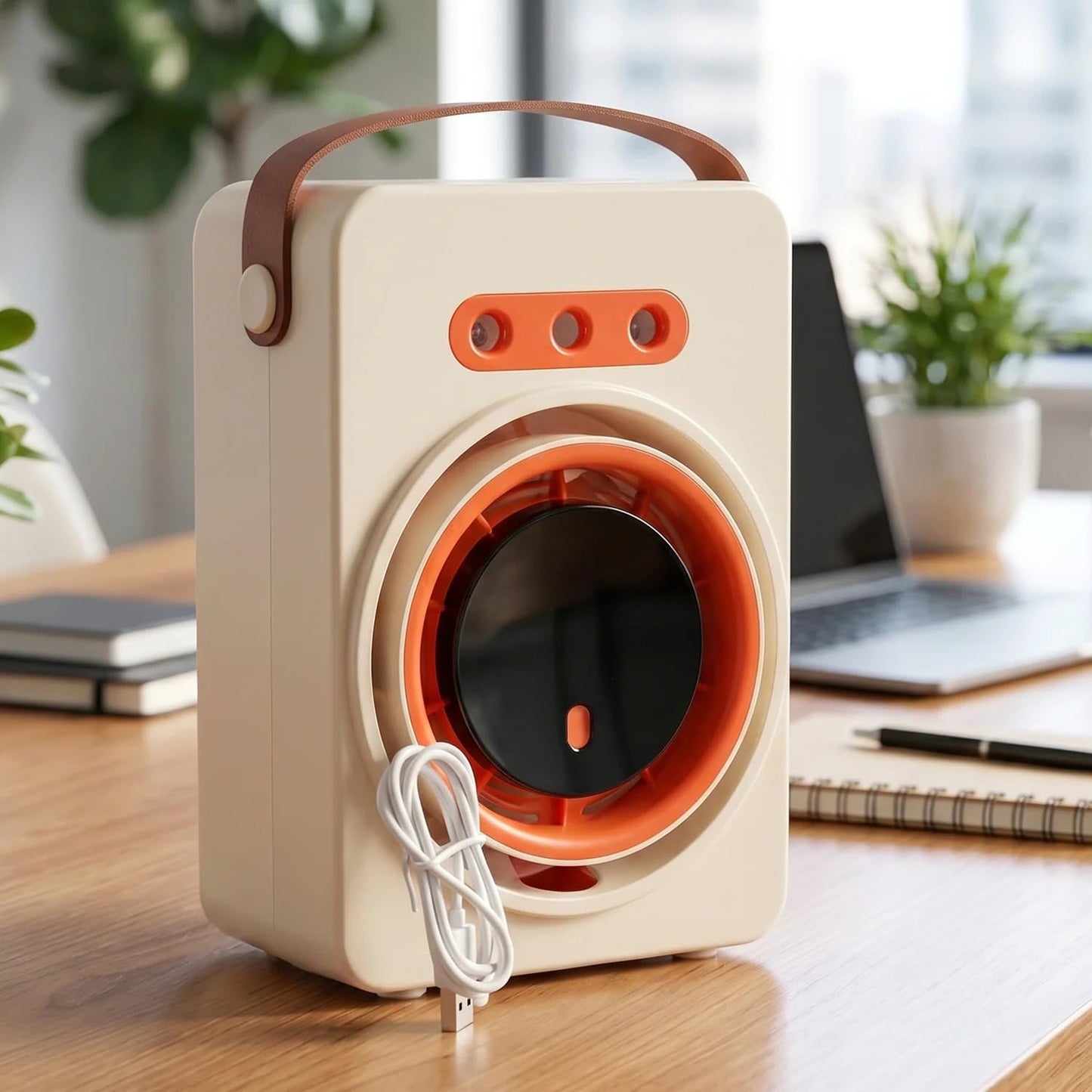 Mini rafraîchisseur d'air portable multifonction 3-en-1 مبرد هواء صغير متعدد الوظائف 3 في 1 مزود بمرطب ومروحة.