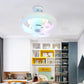 Ventilateur de plafond avec éclairage LED intégré et télécommande