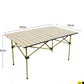 طاولة تخييم قابلة للطي تتسع لأربعة أشخاص، متعددة الاستخدامات للشاطئ والسفر  Table pliante de camping 4 personnes polyvalente la plage, les voyages