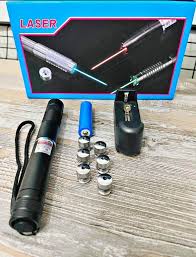 ليزر أخضر رخيص وعالي القوة مع نمط 8في1 Pointeur laser puissant rechargeable