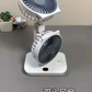 مروحة مزدوجة الجوانب، 4 سرعات، مروحة رقمية برأسين Ventilateur double face, 4 vitesses, ventilateur numérique à double tête