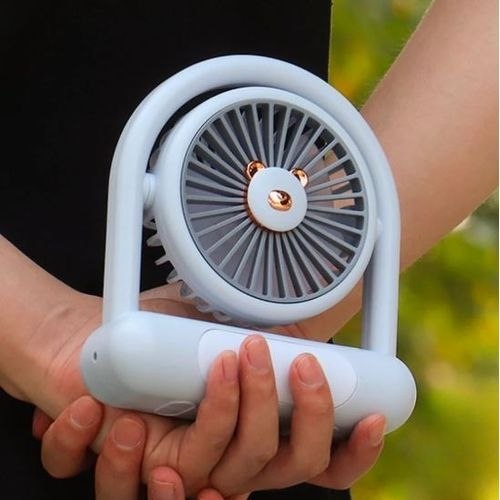 Mini ventilateur de bureau portable et rechargeable مروحة مكتب صغيرة محمولة وقابلة لإعادة الشحن