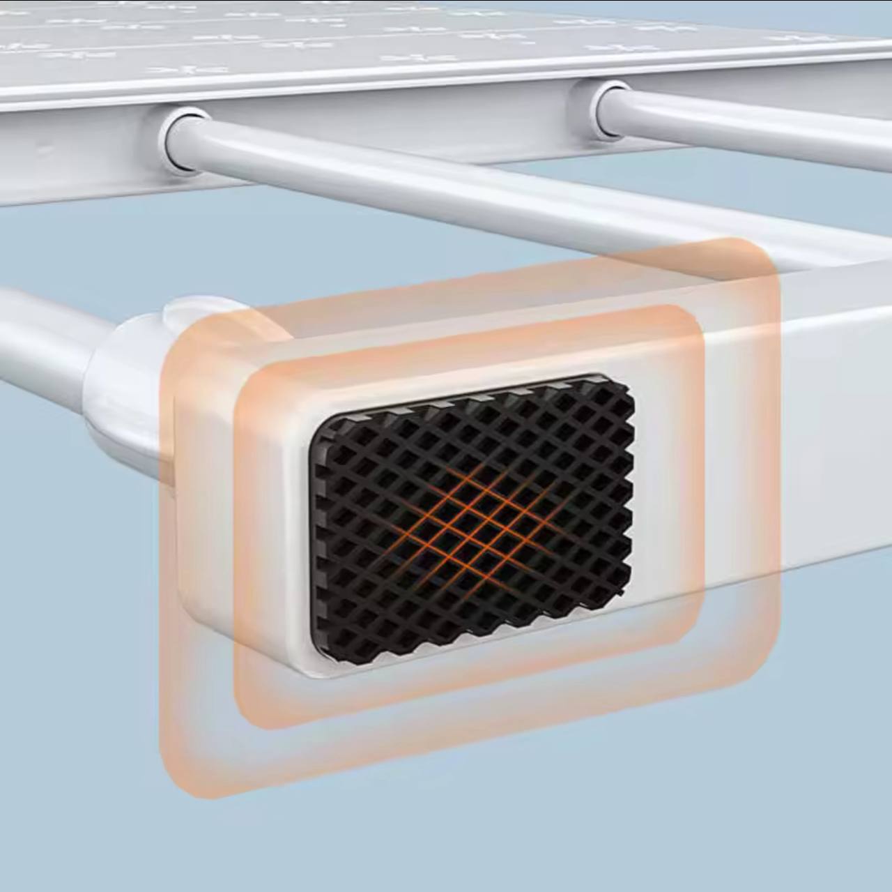 Étagère suspendue extensible universelle pour placard ou cuisine رف معلق قابل للتمديد عالمي للخزانة أو المطبخ