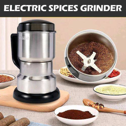 مطحنة كهربائية من الفولاذ المقاوم للصدأ Moulin Électrique Inox 150W 400W Capacité 300g
