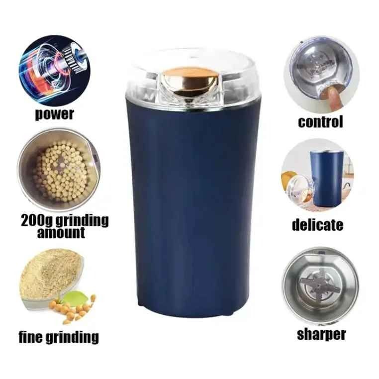 Grinder mini moulin à café électrique 200W مطحنة قهوة كهربائية صغيرة بقوة 200 واط