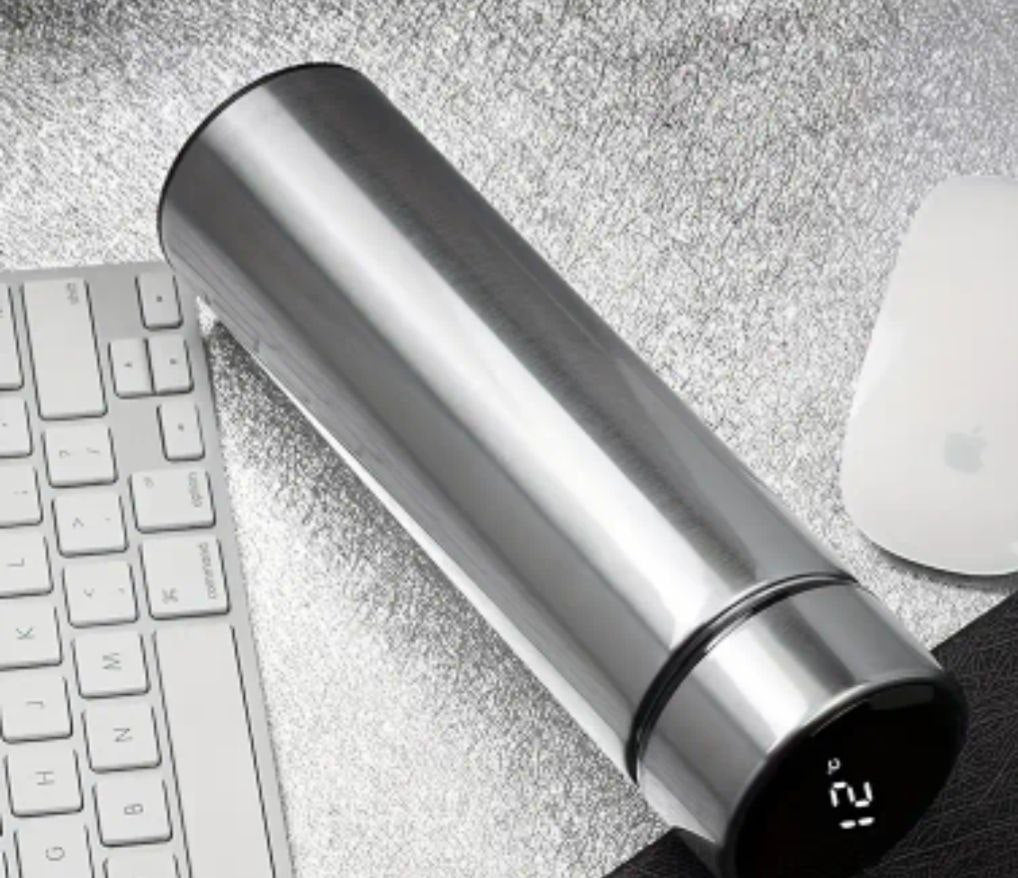 Gobelet Isolé Thermomètre Intelligent Bouteille d'Eau en Acier