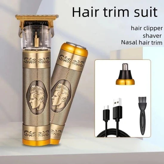 Tondeuse Électrique Professionnelle 3 en 1 Kit Grooming ماكينة تشذيب كهربائية احترافية 3 في 1