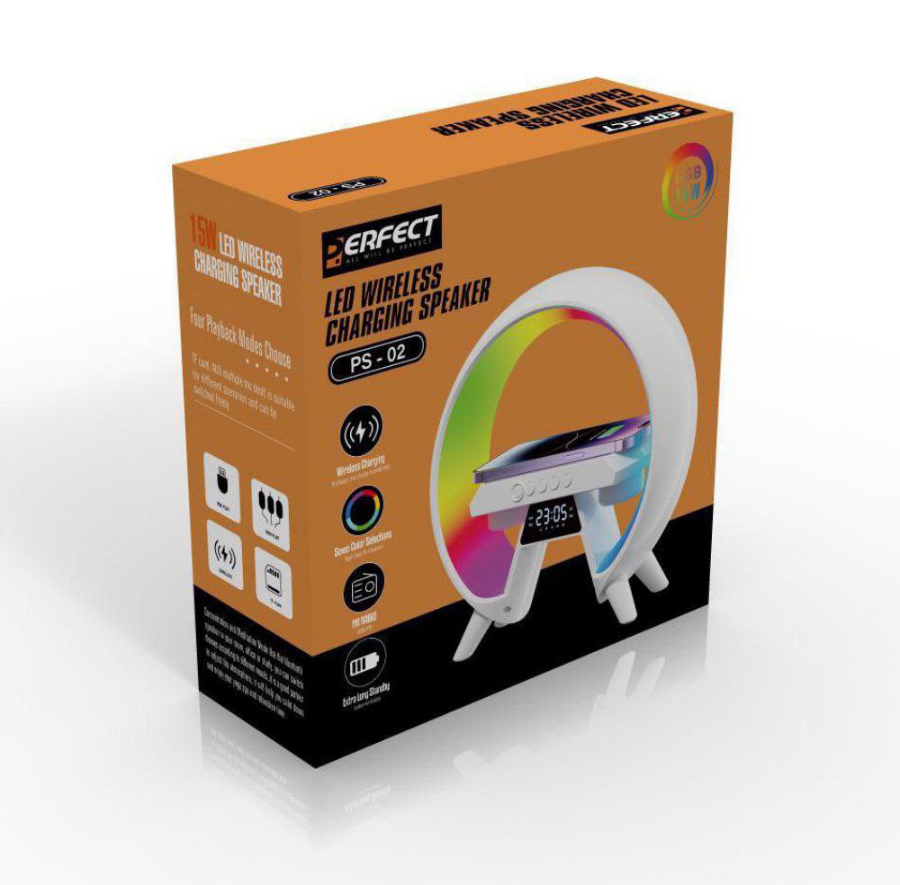 LED Wireless Charging Speaker مكبر صوت LED للشحن اللاسلكي