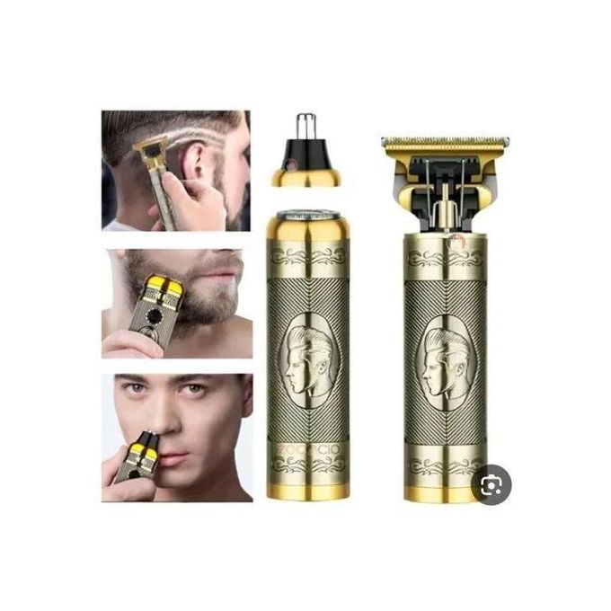 Professional Hair Clipper 3in1 ماكينة تشذيب احترافية لاسلكية قابلة لإعادة الشحن