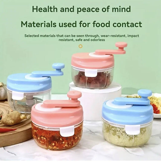 Mini Food Chopper Mini Hachoir manuel مفرمة طعام صغيرة، مفرمة يدوية صغيرة