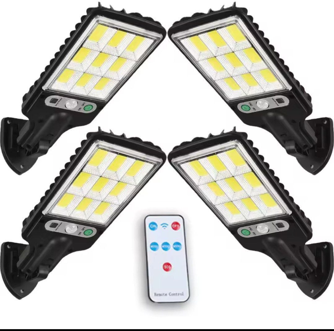 Lampe LED solaire extérieure autonome nuit مصباح LED شمسي خارجي مستقل للإضاءة الليلية