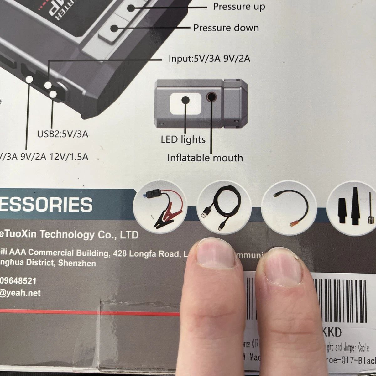 Démarreur de batterie portable Jump Starter جهاز ب