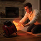 KGLG Heater سخان كهربائي محمول KQ-3000 بقوة 2200 واط، سخان صناعي للمساحات الصغيرة، زاوية قابلة للتعديل حتى 90 درجة