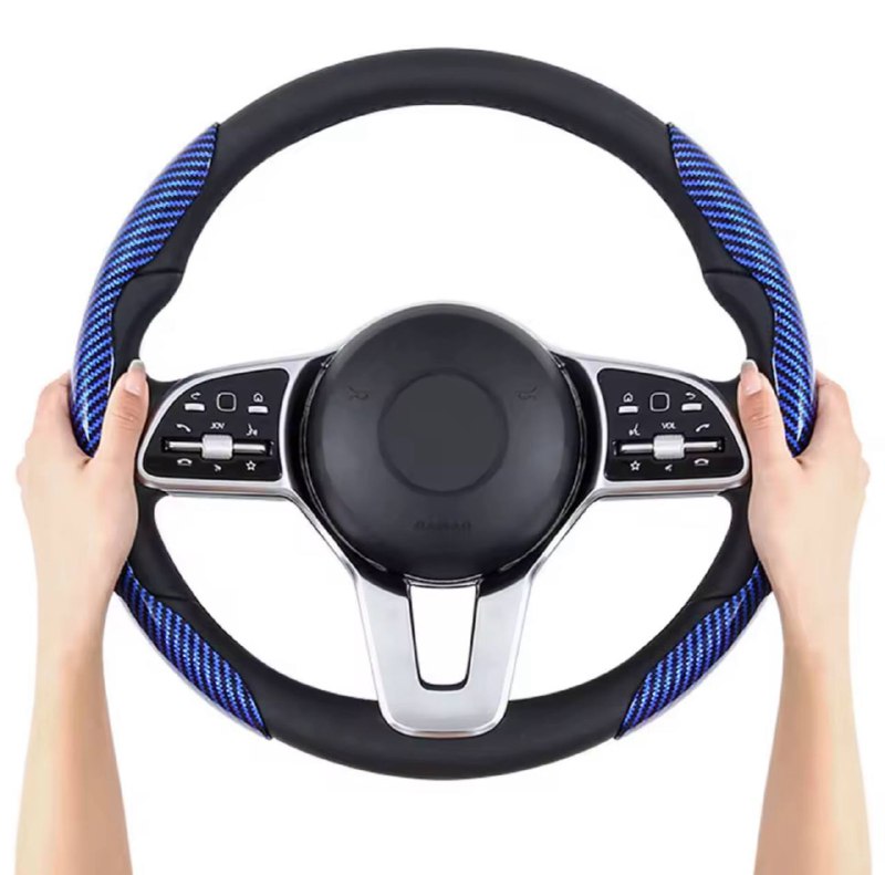 Housse de volant de voiture 2Pcs