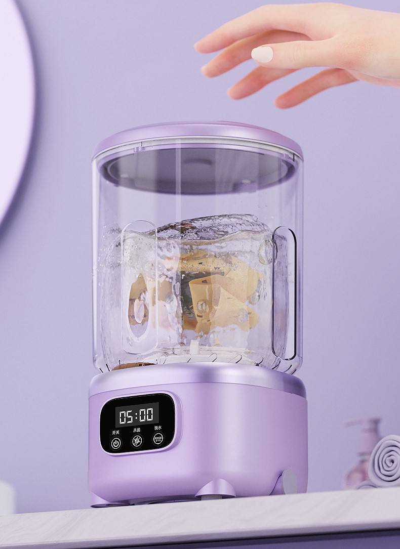 Mini Machine à Laver et Sécher Automatique Portable ماكينة غسيل وتجفيف أوتوماتيكية صغيرة محمولة بمنفذ USB للملابس والملابس الداخلية