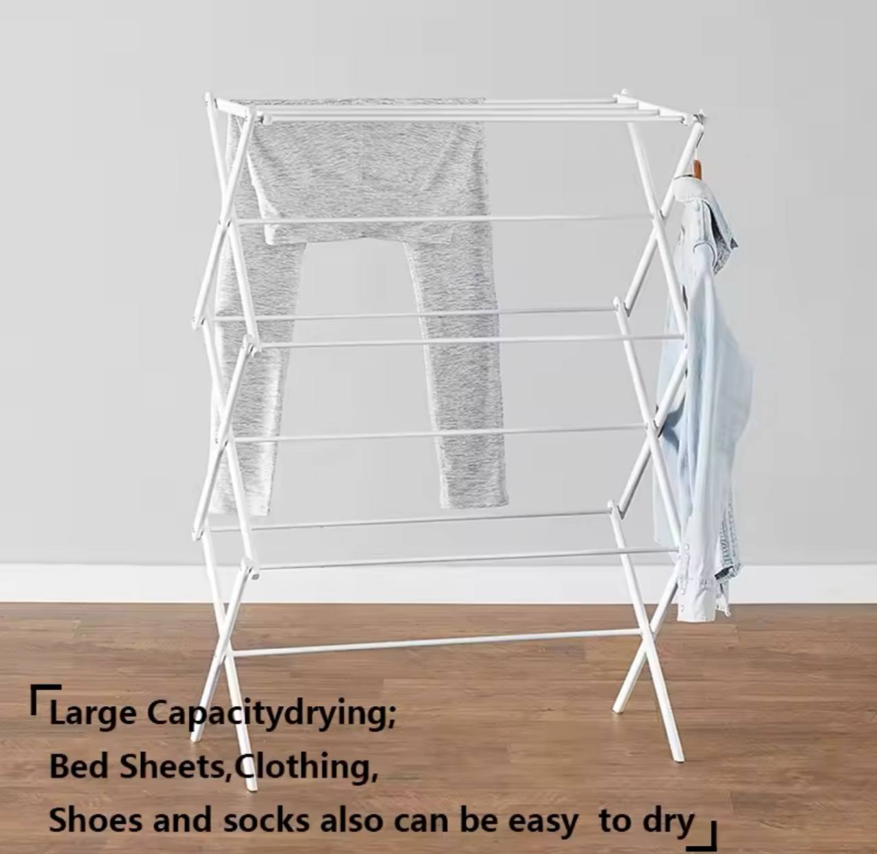 مجفف ملابس قوي قابل للطي Séchoir à linge pliable robuste