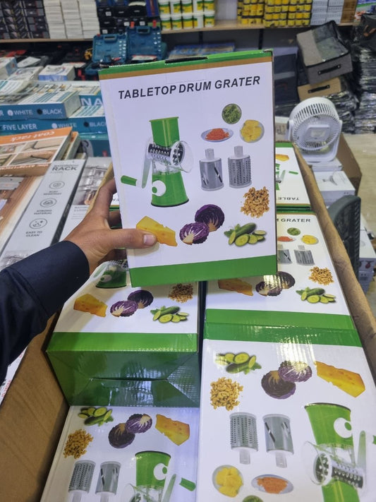 مبشرة طعام يدوية، مبشرة خضروات، مبشرة بطاطس  RÂPE À FROMAGE 3 en 1 Multi-usages Cuisine Manuelle