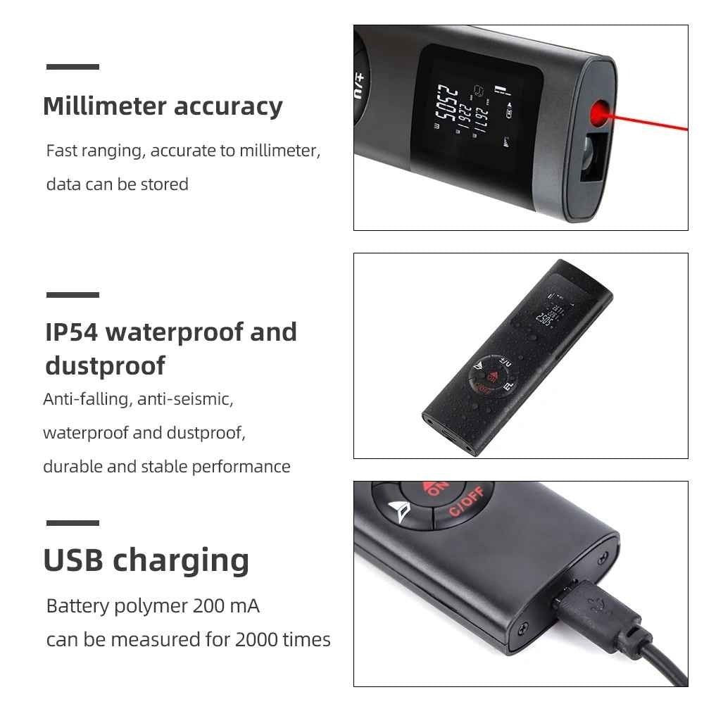 Télémètre laser numérique portable جهاز قياس المسافة بالليزر الرقمي المحمول
