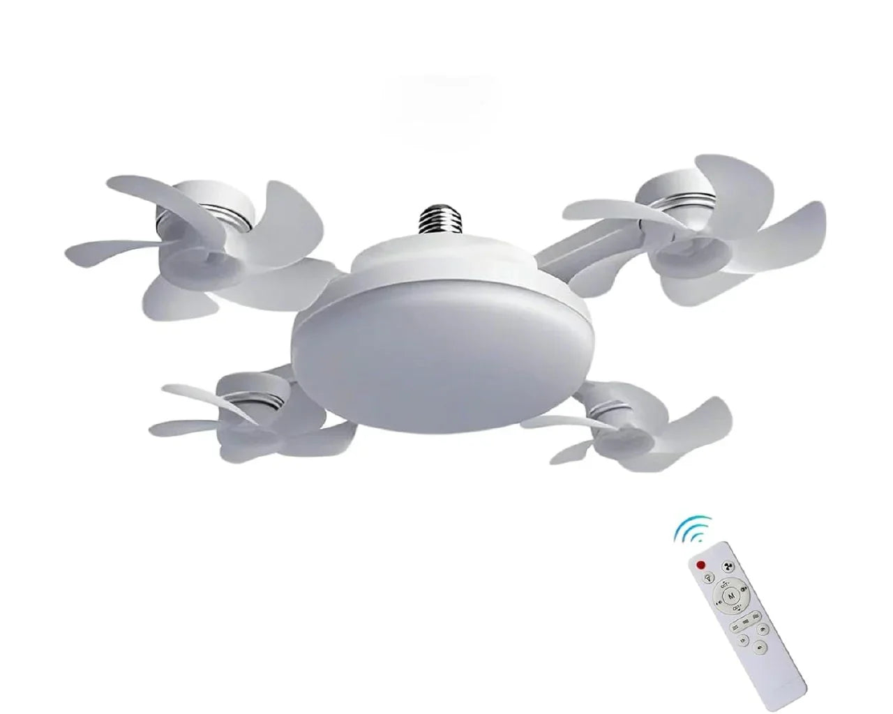 Ventilateur plafond éclairage télécommande مروحة سقفية بإضاءة وتحكم عن بعد