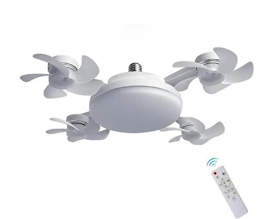 Ventilateur plafond éclairage télécommande مروحة سقفية بإضاءة وتحكم عن بعد