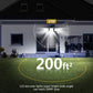 Lampe Solaire Extérieur,Lumière Solaire Détecteur de Mouvement مصباح شمسي خارجي، ضوء مستشعر الحركة الشمسي