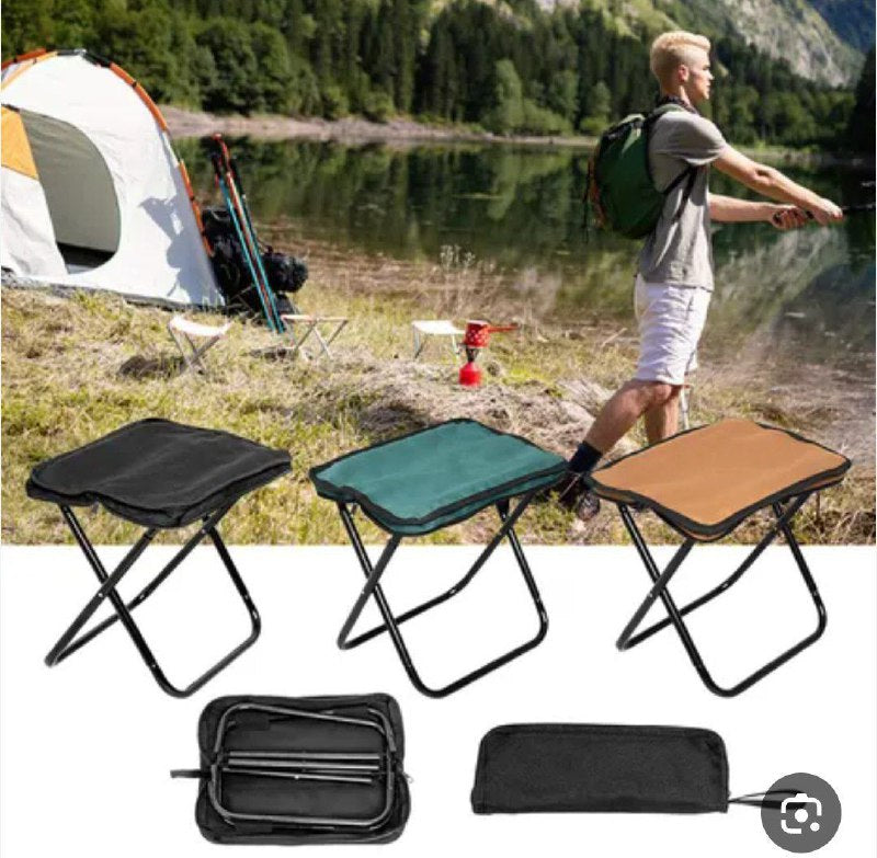 Tabouret pliant de camping ultra-compact