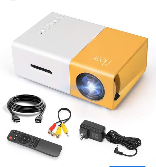 جهاز عرض صغير محمول ثلاثية الأبعاد LED سينما فيديبروجيكتور المسرح المنزلي الذكي Mini Projecteur led Portable videoprojecteur