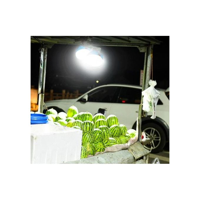 مصباح شمسي LED محمول دائري lampe solaire LED portable ronde de 100W
