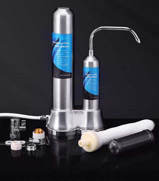 Water Purifier with 2-Stage Filtration منقي مياه بنظام تنقية عملي بمراحل مزدوجة