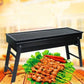 شواية فحم محمولة، مثالية للنزهات والتخييم Barbecue portable au charbon de bois