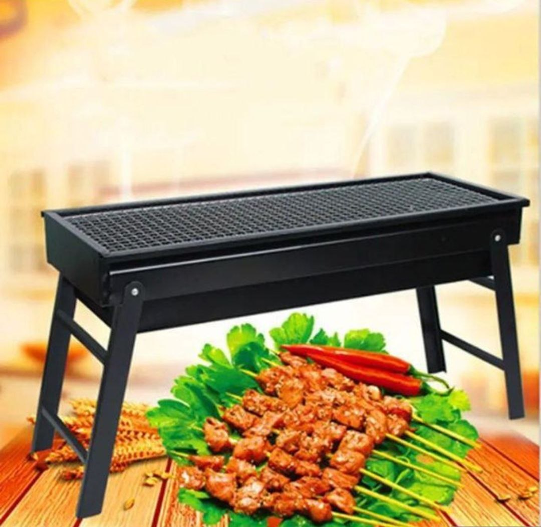 شواية فحم محمولة، مثالية للنزهات والتخييم Barbecue portable au charbon de bois