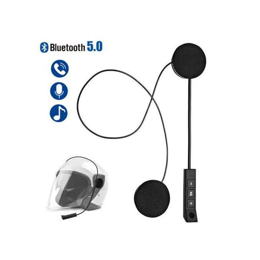 Casque de Moto Mains Libres Bluetooth خوذة دراجة نارية مزودة بتقنية بلوتوث للتحدث الحر، وميكروفون مدمج، وخاصية تقليل الضوضاء، ومقاومة للماء