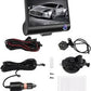 Video Car DVR كاميرا تسجيل قيادة ثلاثية العدسات 1080P للرؤية الليلية 1080P مع مستشعر تسارع ومساعدة في ركن السيارة و170 درجة