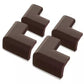 Lot De 4 Protections D’Angle Rembourree Marron Pour Enfants مجموعة من 4 واقيات زوايا مبطنة باللون البني للأطفال