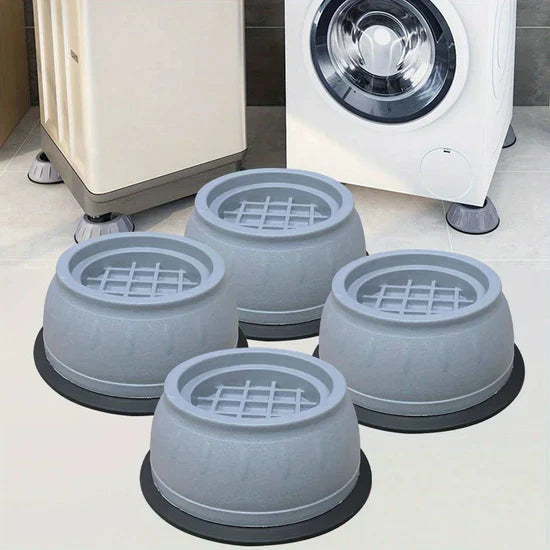 Lot de 4 patins pour pieds de machine à laver, support fixe مجموعة من 4 وسادات أقدام غسالة، دعم ثابت للغسالات