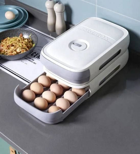 Tiroir à oeufs à défilement Automatique درج بيض تلقائي التمرير، تخزين البيض