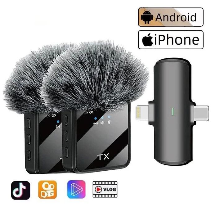 Double Microphone sans fil Wireless microphone F11-2