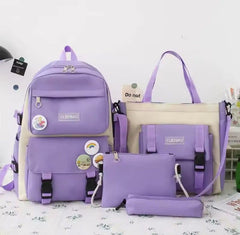 حقائب مدرسية 4Pcs