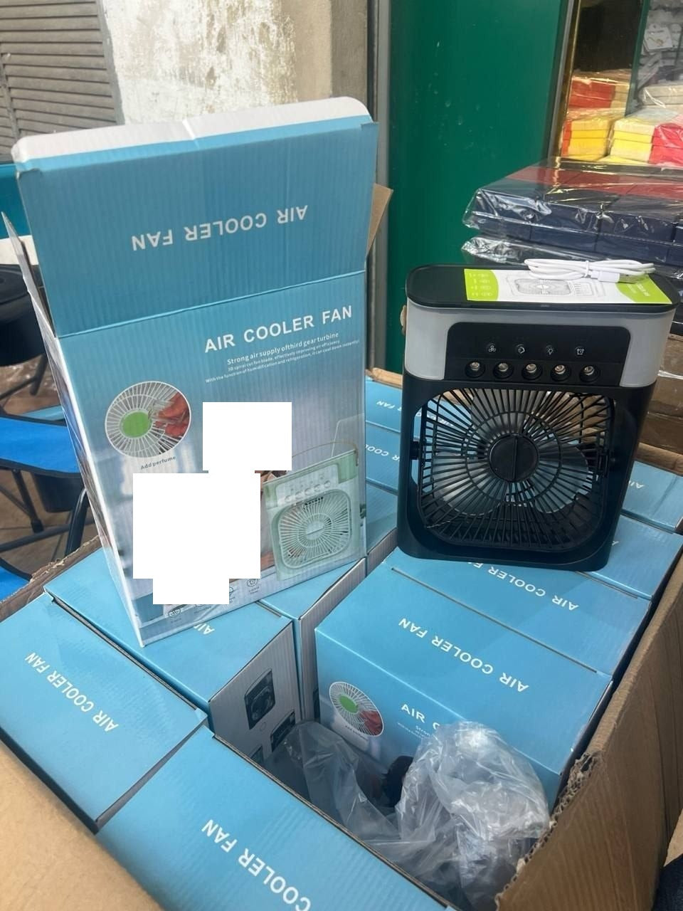 Air Cooler Fan Ventilateur de refroidissement d'air مروحة تبريد الهواء