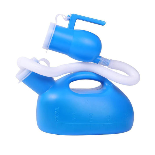Récipient d'urinoir portable avec couvercle pour homme حاوية مبولة محمولة مع غطاء للرجال