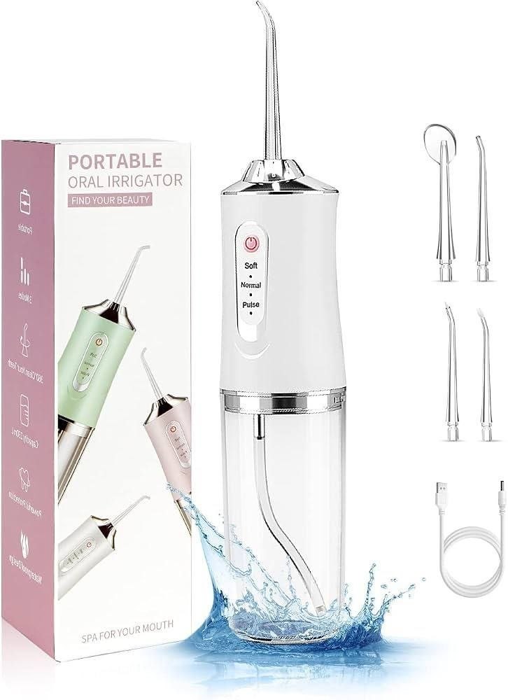 جهاز الخيط المائي المحمول لأسنان Hydropulseur dentaire portable