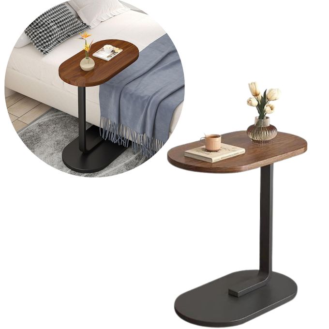 Table d'appoint nordique en forme de C طاولة جانبية على شكل حرف C