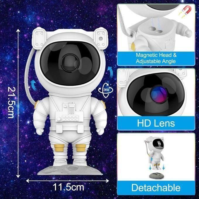 Astronaute Projecteur d'étoiles et nébuleuses blanc رائد فضاء النجمة البيضاء وجهاز عرض السديم