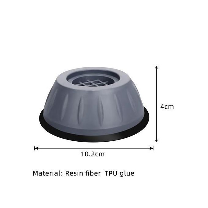 4 قطعة حامل غسالة مضاد للاهتزاز ، وسادات مضادة للاهتزاز 4pcs Support de machine à laver anti-vibration, Tampons antivibration