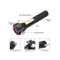 COB Multifunction flashlight مصباح الجيب ليد يدوي متعدد الوضائف ساطع بمصباحين للإضائة القريبة والبعيدة وإضائة الوميض للإنظار