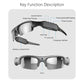 Lunettes de cyclisme Smart glasses lunettes intelligentes كاميرا رياضية نظارات ذكية نظارات ركوب الدراجات مزودة بكاميرا عالية الدقة مدمجة