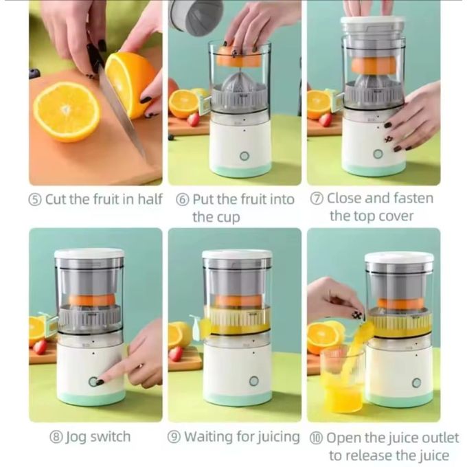 Citrus Juicer Mini Presse-agrumes éléctrique portable jus479, Chargeur USB عصارة حمضيات كهربائية صغيرة محمولة