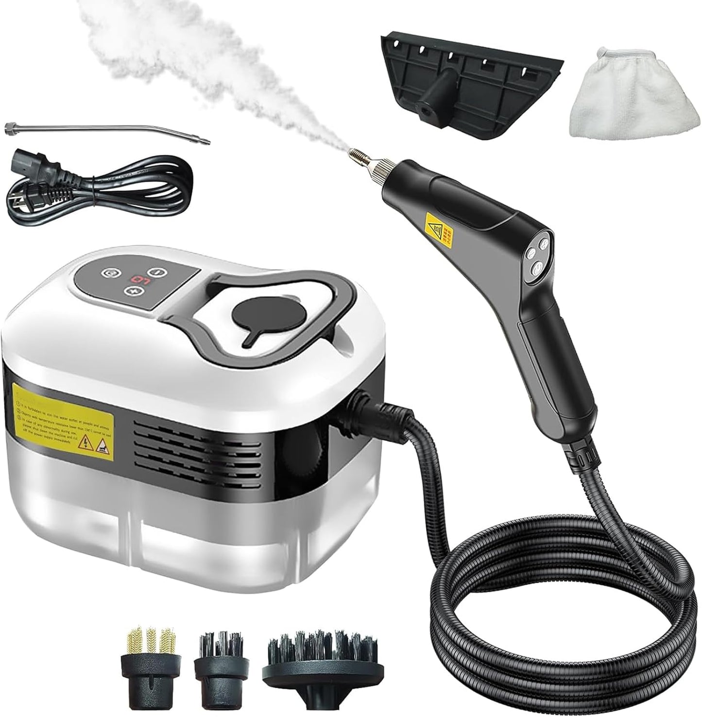 جهاز تنظيف بالبخار محمول باليد، بقوة 1500Wوضغط عالٍ Nettoyeur vapeur portable, nettoyeur haute pression 1500 W