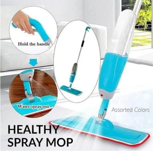 Nettoyeur Pulvérisation Multi-Fonction Healthy Mop Spray Balai مكنسة الرش